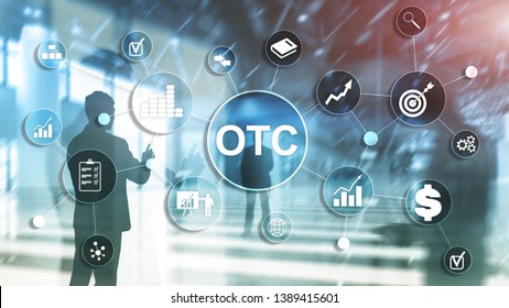 Over The Counter. OTC. Trading Stock Market Concept.