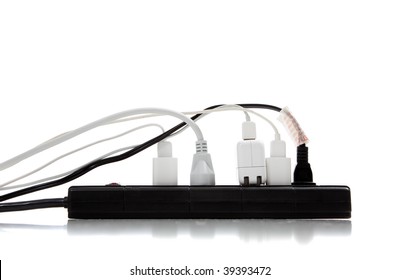 An Over Loaded Surge Protector