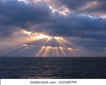 Over The Ocean After The Storm, Bohai Sea, China