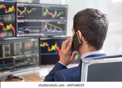 Stock Broker Desk Images Stock Photos Vectors Shutterstock