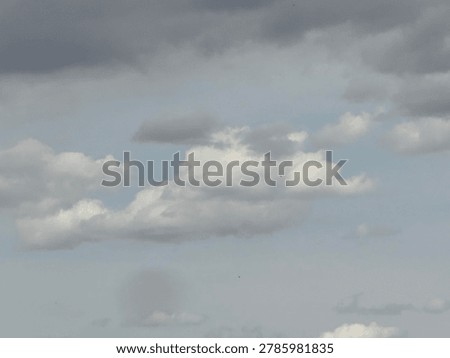 Overcast clouds in the sky creating dramatic weather atmosphere and natural outdoor background environment