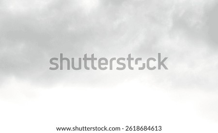 Overcast sky with soft, diffused light