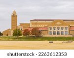 Overcast view of the campus of Texas Tech University at Texas