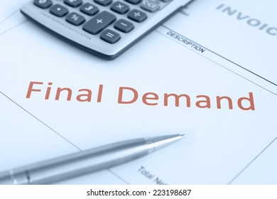 Overdue Invoice With Final Demand Notice 