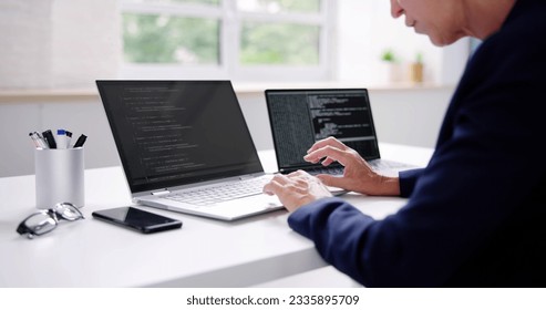 Overemployed Woman Working Two Full Time Jobs