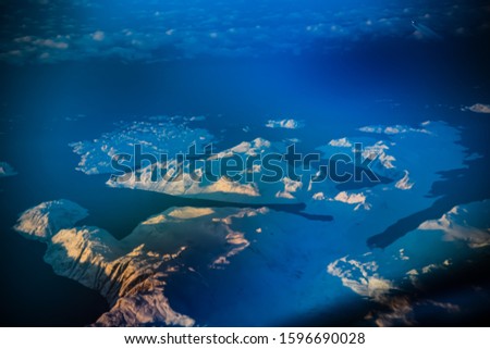 Similar – Foto Bild Luftaufnahme der Felsen an der Küste der Costa Brava