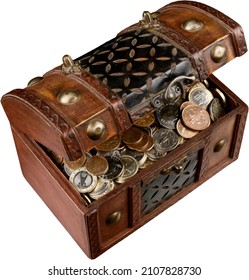 Overflowing Treasure Chest With Jewelry