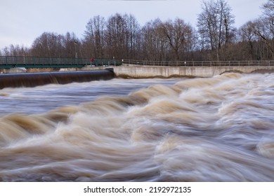  The Overflowof Of Small Hydroelectric Power Plant