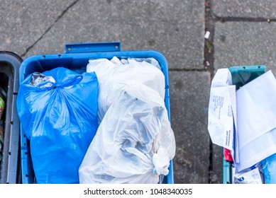 Overhead Day View Plastice Waste Refuse Stock Photo 1048340035 ...