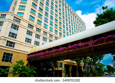 Overhead Pedestrian Bridge Singapore Stock Photo 1498701302 | Shutterstock