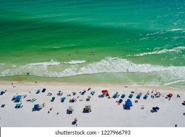 Overhead Santa Rosa Beach Florida - Slant Angle