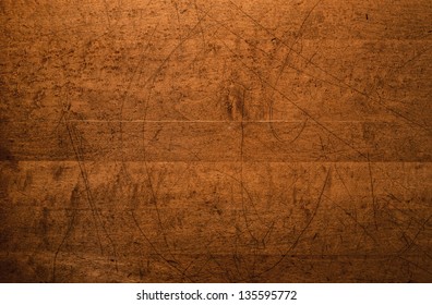 Overhead shot of the intricately distressed top of an old wooden table.  24 megapixel image from Nikon D800E.