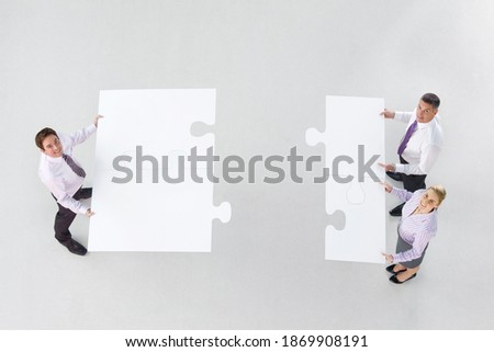 Similar – Image, Stock Photo The view from opposite | Symmetry