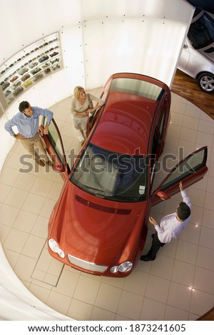 Similar – Overhead view of Car Crash, long exposure