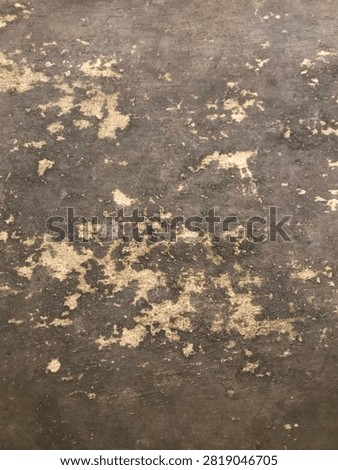 Overhead view of crushed rock aggregate background for road construction