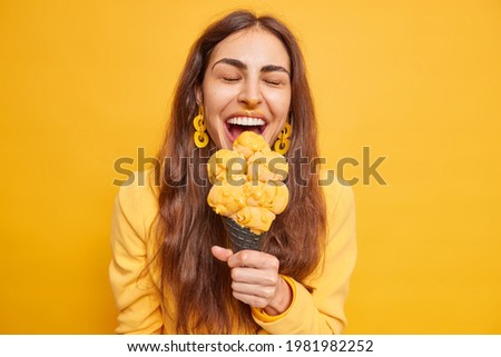 Similar – Image, Stock Photo Sweet to bite with Food