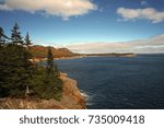 Overlook at acadia national park in bar harbor maine, otter creek