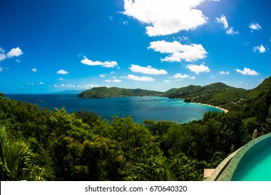 An Overlook Of Admiralty Bay In Bequia