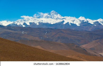 Overlook Lhotse and Everest. Taken on the way go to Everest base camp.