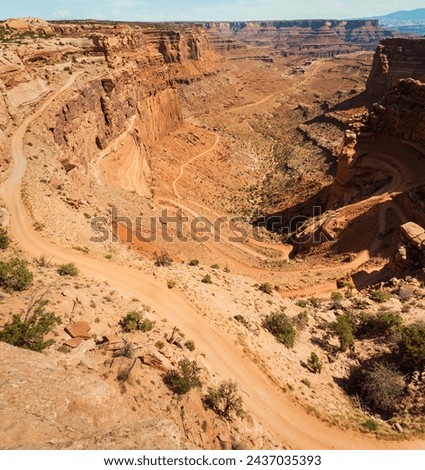 Overlook of the Rugged Landscape at Canyonlands National Park in southeastern Utah, USA