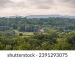 Overlook at Saratoga National Historical Site in Upstate New York