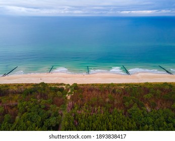 Overlook at the see, beach and forest