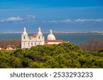 Overlooking the Atlantic, Sao Vicente and Santa Engracia churches highlight Lisbon