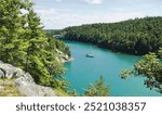 Overlooking Covered Portage Cove near Killarney Ontario in the North Channel