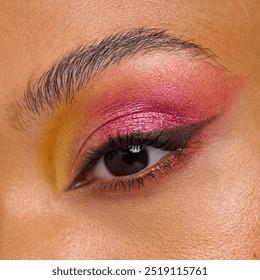 Overlooking eyes eye shadow makeup close-up makeup eye makeup - Powered by Shutterstock