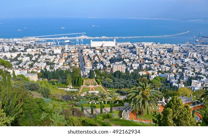 Overlooking Haifa, Israel From Mt Carmel