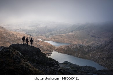 Overlooking The Lake At Snowdon, Wales