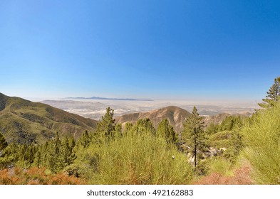 Overlooking Lucerne Valley, California From The San Bernadino Mountains