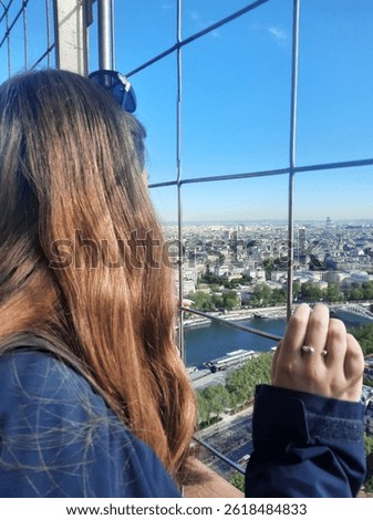 Overlooking Paris from the eiffeltower