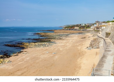 Overlooking Porthleven Beach Cornwall England UK