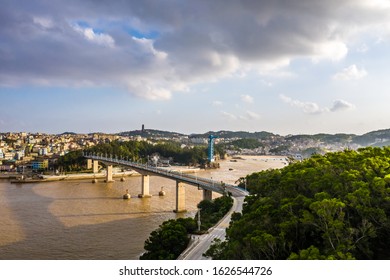 Overlooking Small Town In Wenzhou China