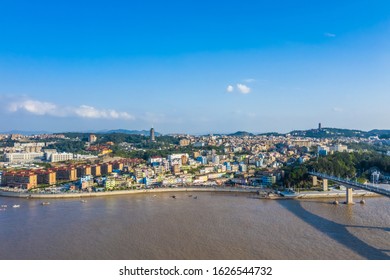 Overlooking Small Town In Wenzhou China