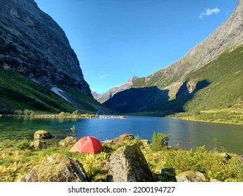 Overnight Camping In Norangsdalen, Norway