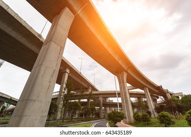 An overpass in the sun