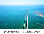 Overseas highway in a tropical land