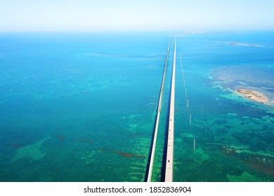 Overseas Highway In A Tropical Land