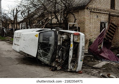 Overturned Car On The Street