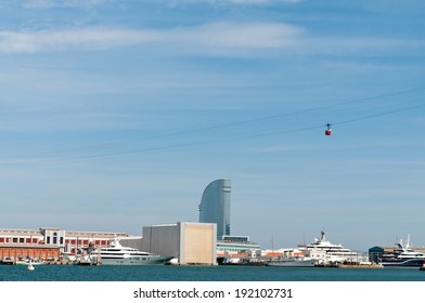 Overview Of Barcelona From The Cable Car