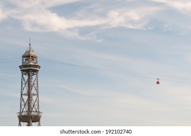 Overview Of Barcelona From The Cable Car