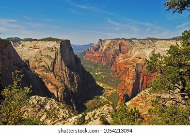 overview of beautiful cliffs