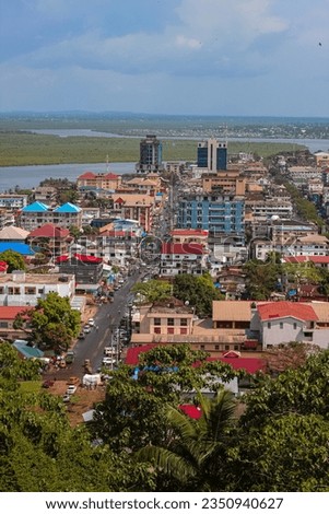 Overview of Monrovia, Liberia capital