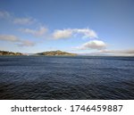 Overview of the San Francisco Bay: Belvedere & Angel Islands from Sausalito, California - June 2016