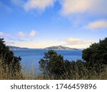 Overview of the San Francisco Bay: Belvedere & Angel Islands from Sausalito, California - June 2016