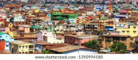 Overview of Soweto (South Western Townships), Johannesburg, South Africa.