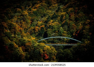 Owazuno Bridge In Oku 5 Dam