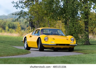 Owen Sound, Ontario - 09/18/2016: Ferrari Dino - 2016 Cobble Beach Concours DElegance 